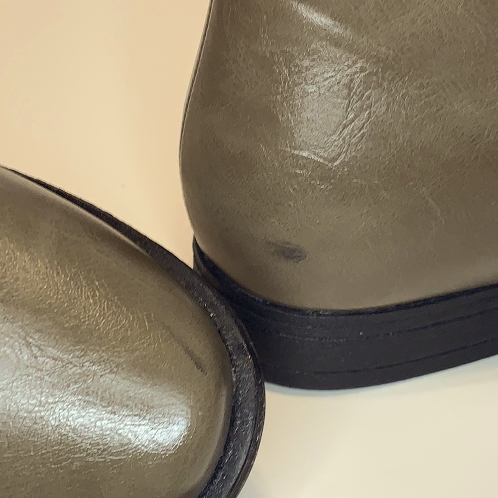 Gently used, Olive/Brown women’s size 10 boots